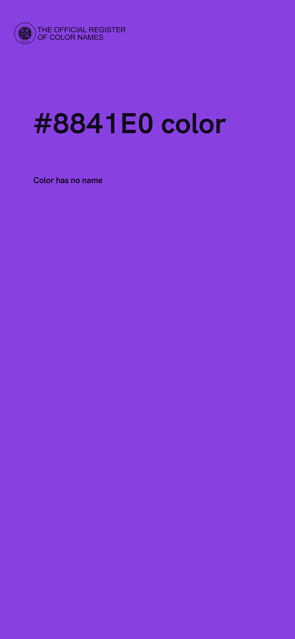 #8841E0 color image