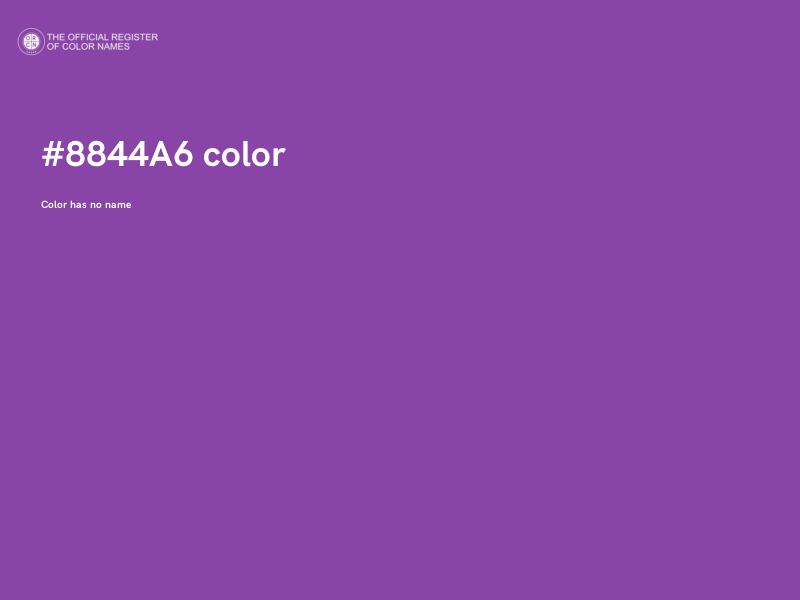 #8844A6 color image