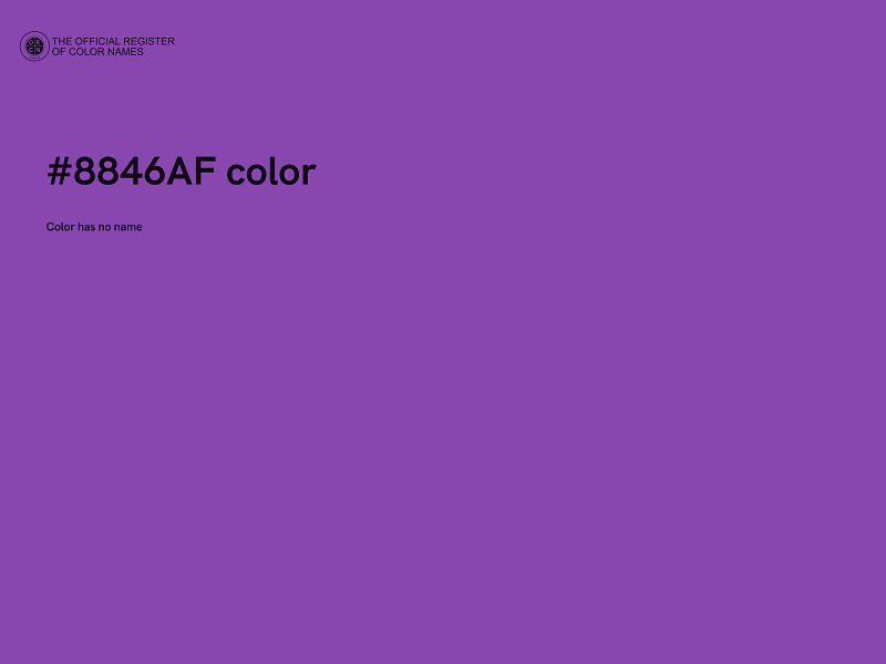 #8846AF color image