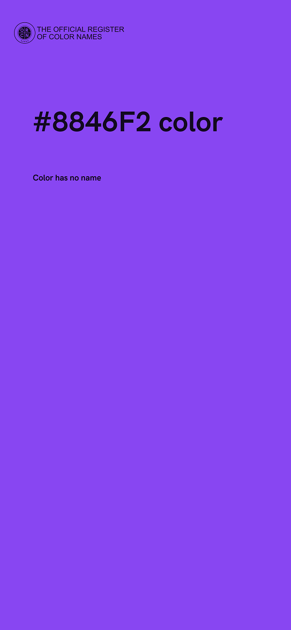 #8846F2 color image
