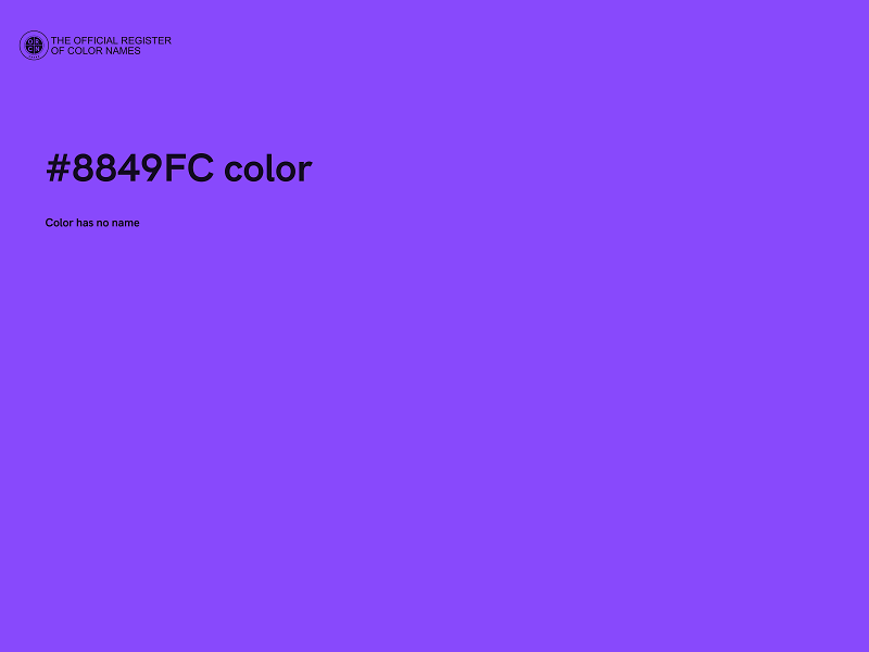 #8849FC color image