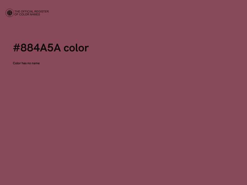 #884A5A color image