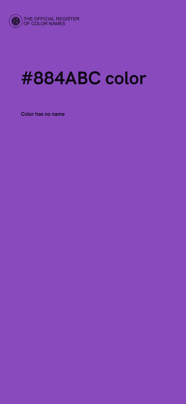 #884ABC color image