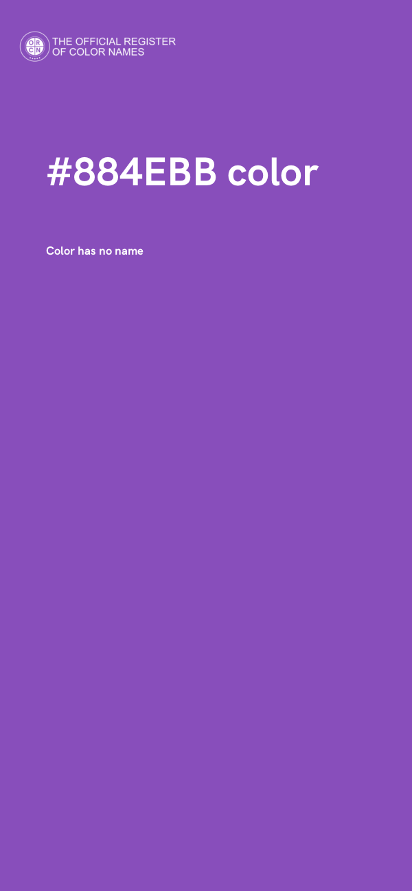 #884EBB color image