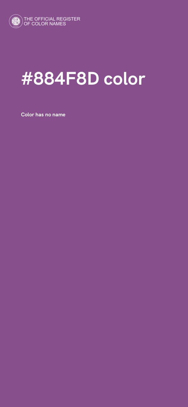 #884F8D color image