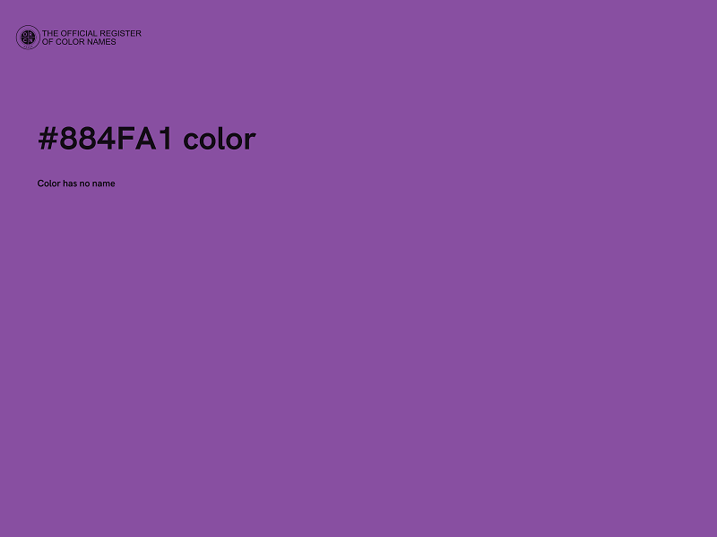 #884FA1 color image