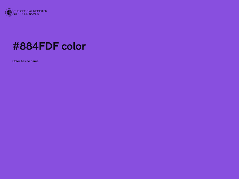 #884FDF color image