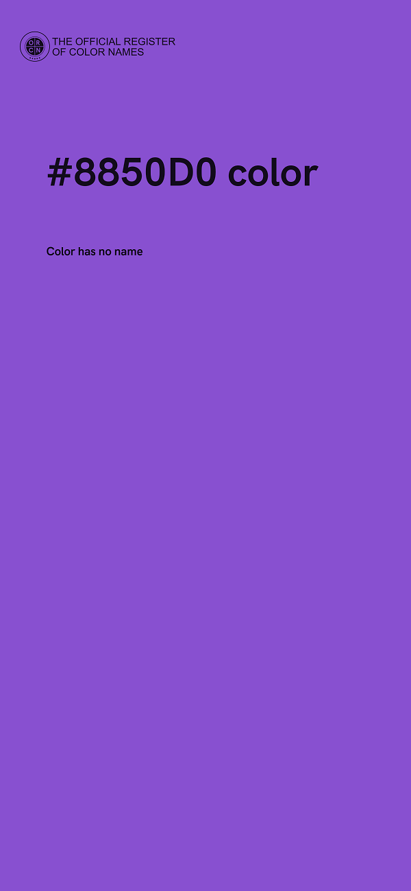 #8850D0 color image