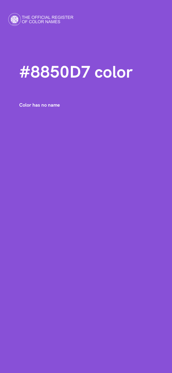 #8850D7 color image