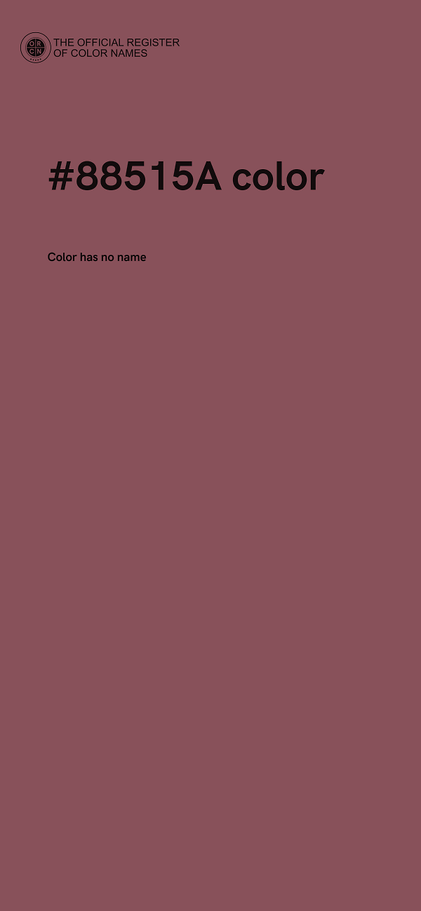 #88515A color image