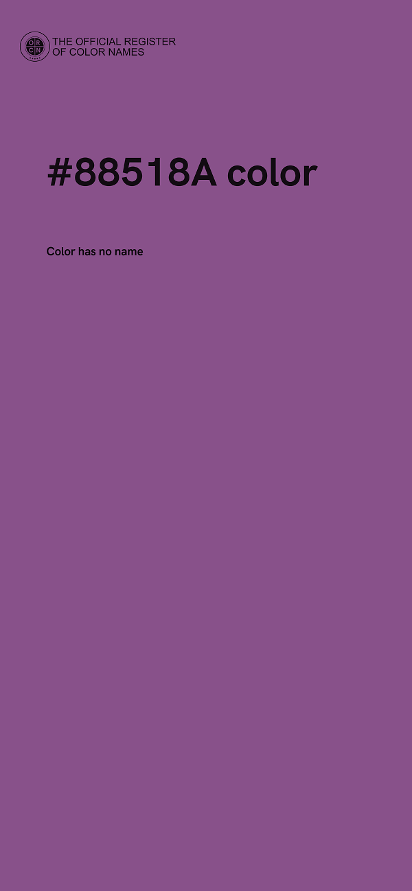 #88518A color image