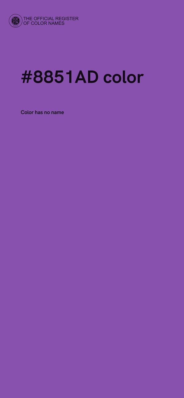 #8851AD color image