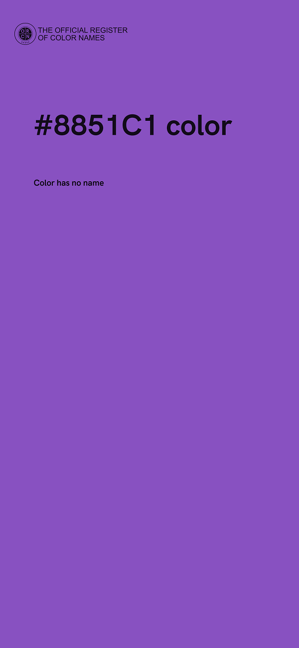#8851C1 color image