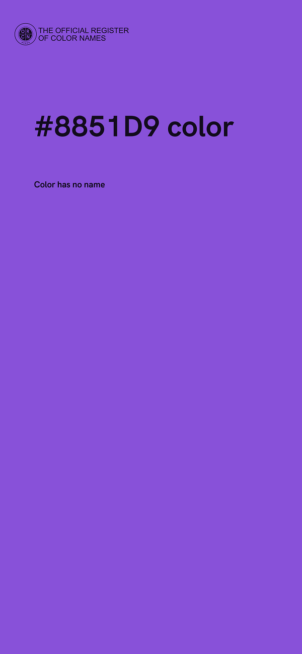 #8851D9 color image