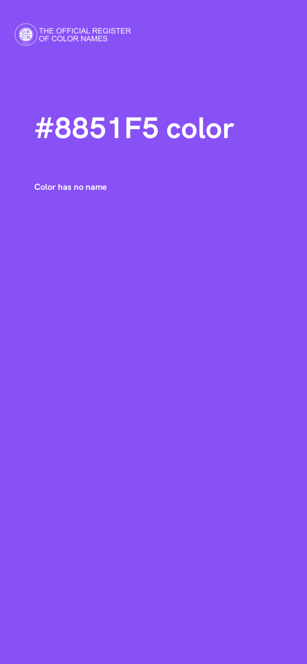#8851F5 color image