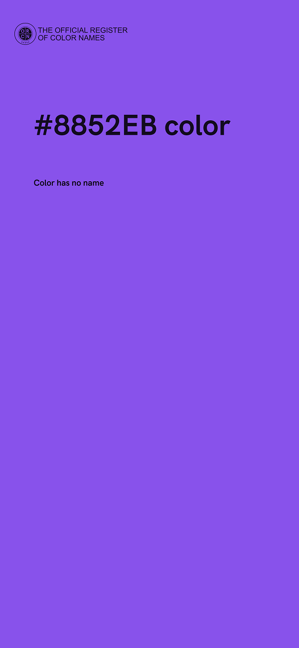 #8852EB color image