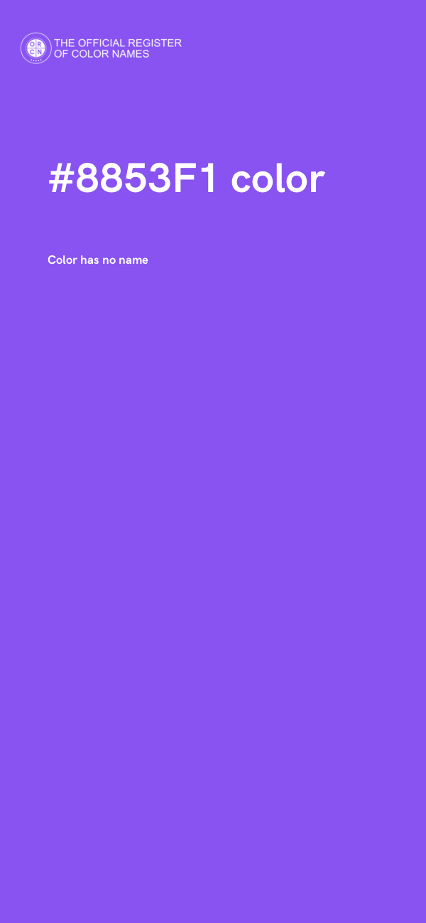 #8853F1 color image