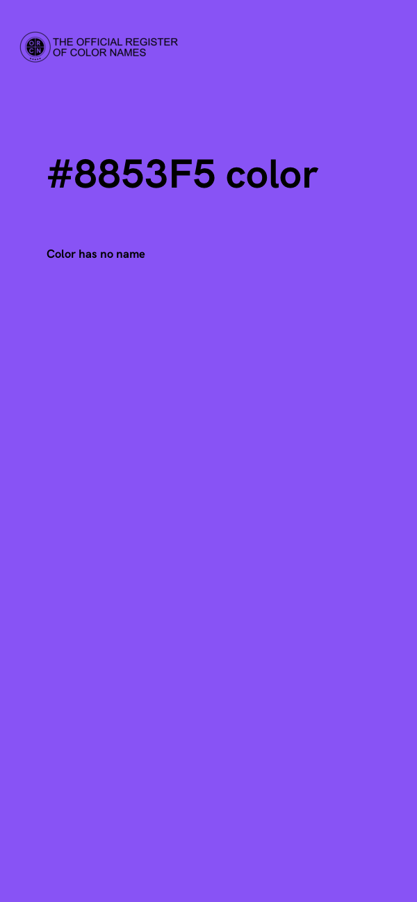 #8853F5 color image