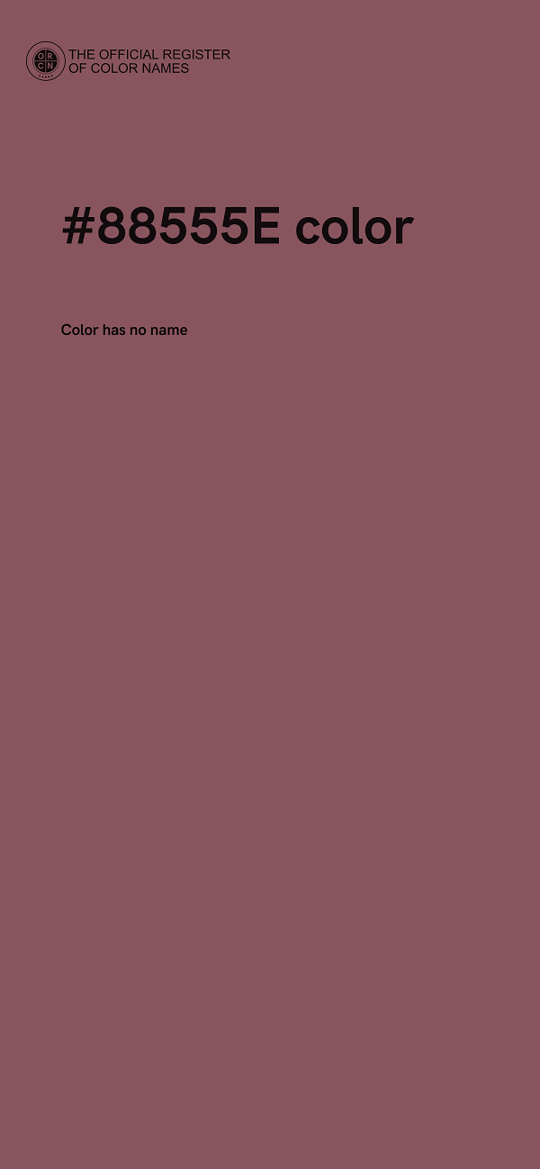#88555E color image