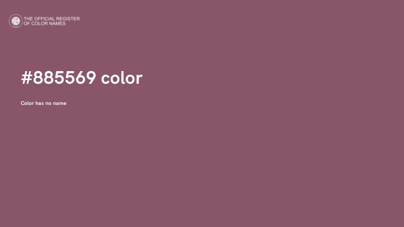 #885569 color image