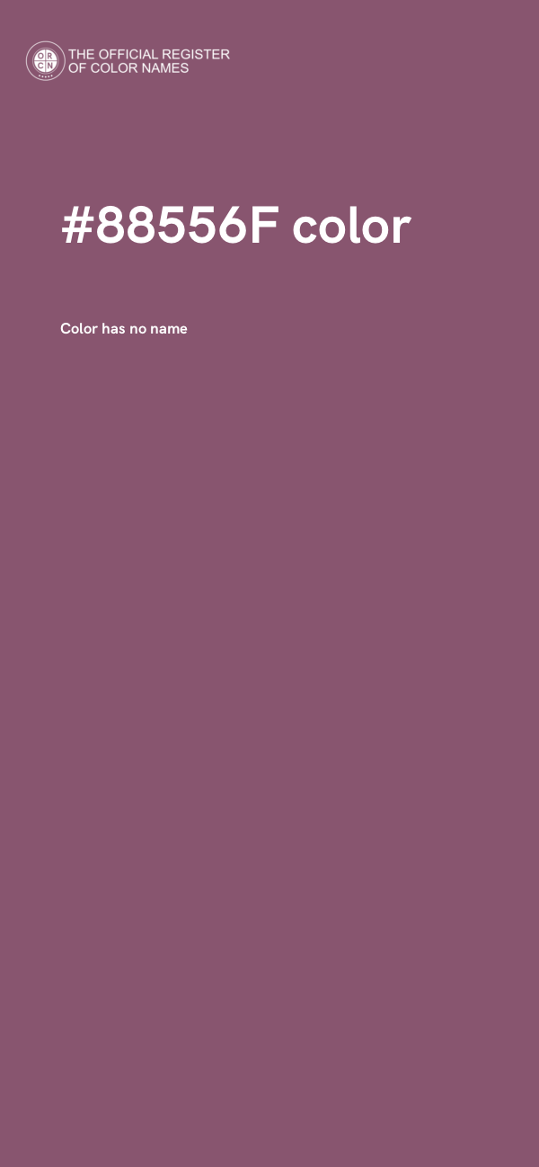 #88556F color image