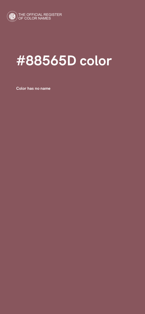 #88565D color image