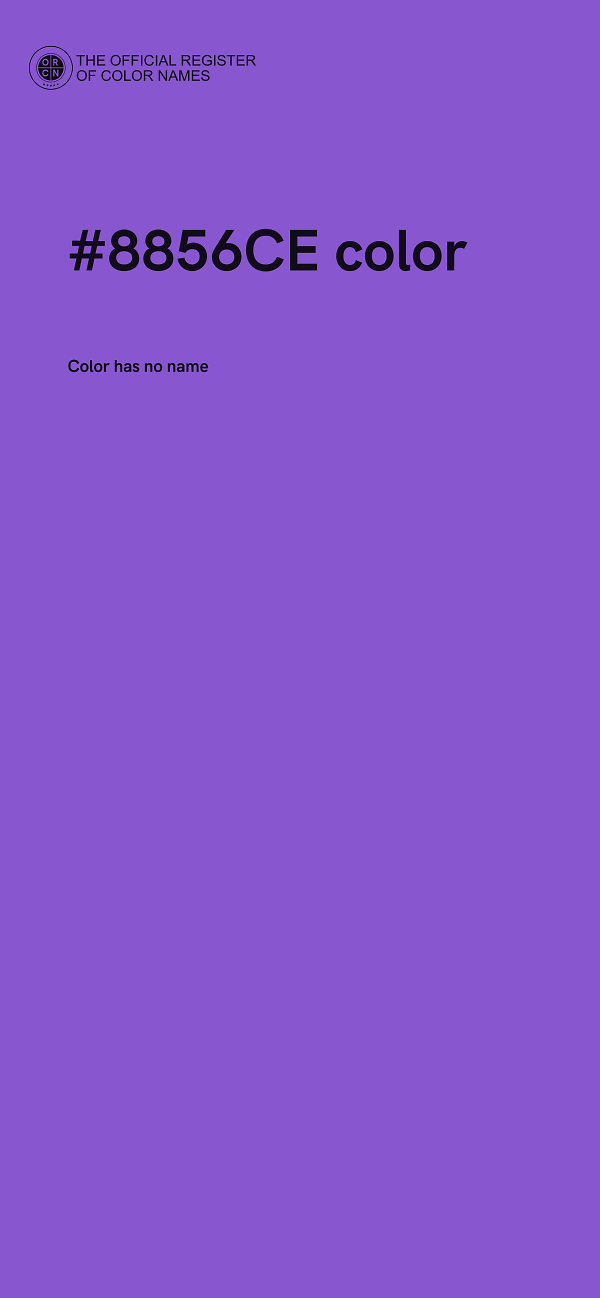 #8856CE color image