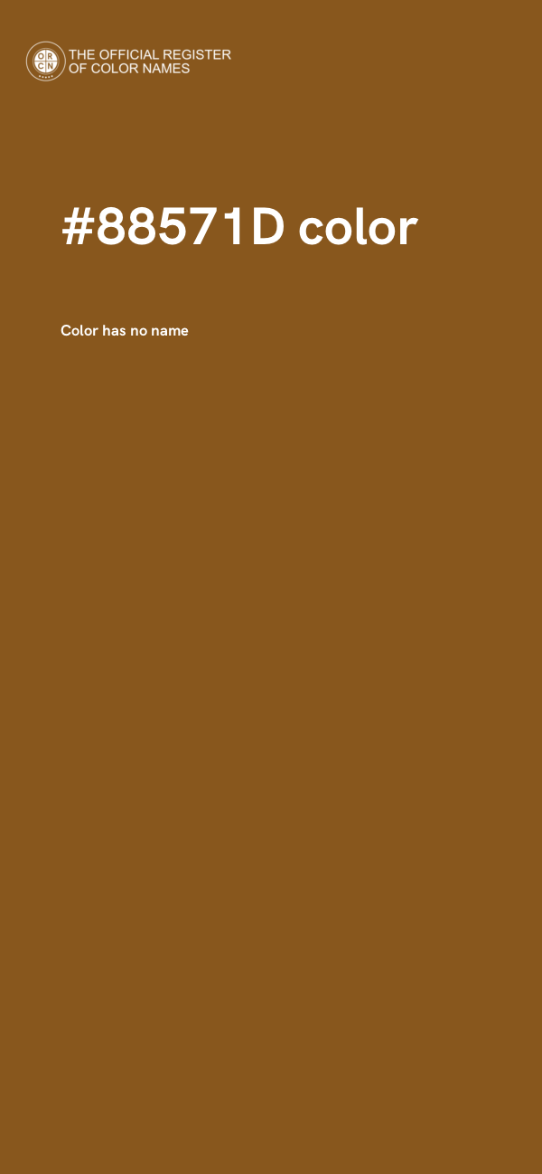 #88571D color image
