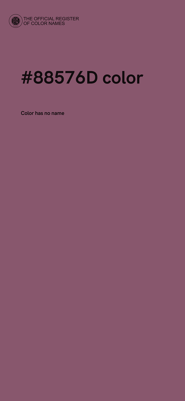 #88576D color image