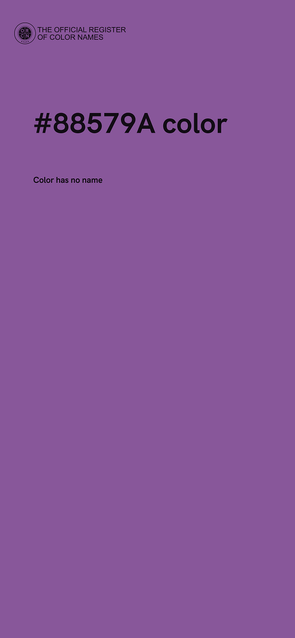 #88579A color image