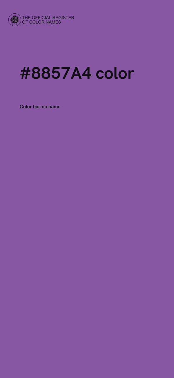 #8857A4 color image