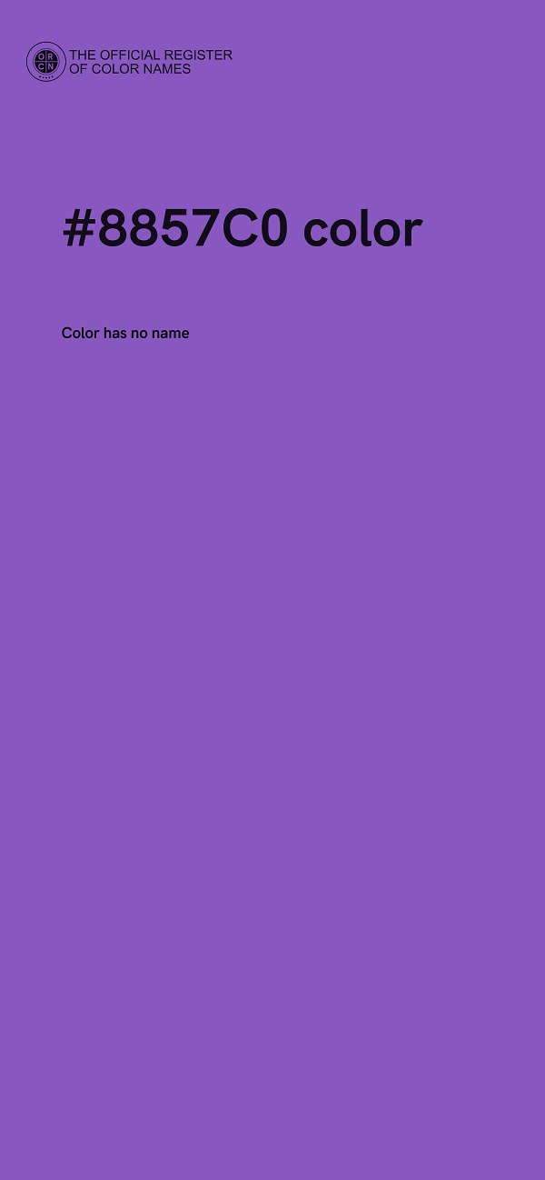 #8857C0 color image