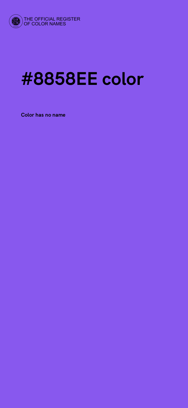 #8858EE color image