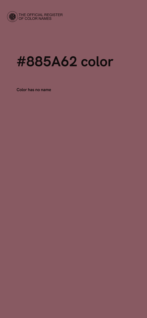 #885A62 color image