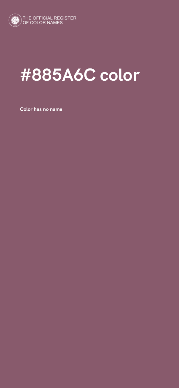 #885A6C color image
