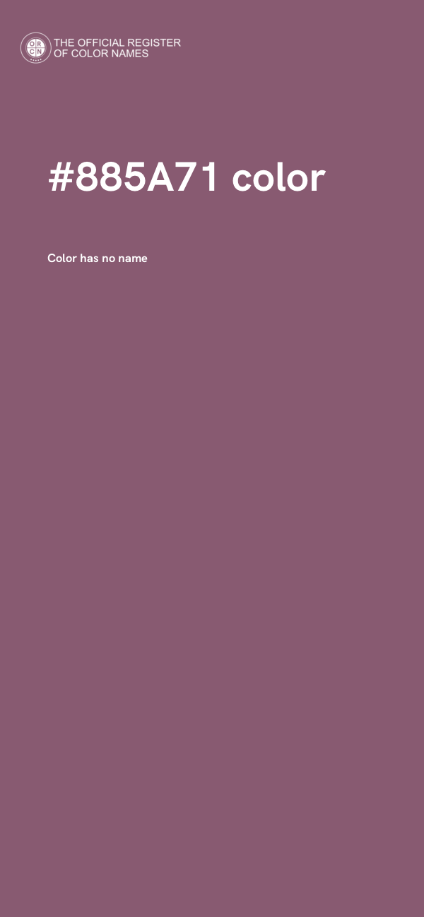 #885A71 color image