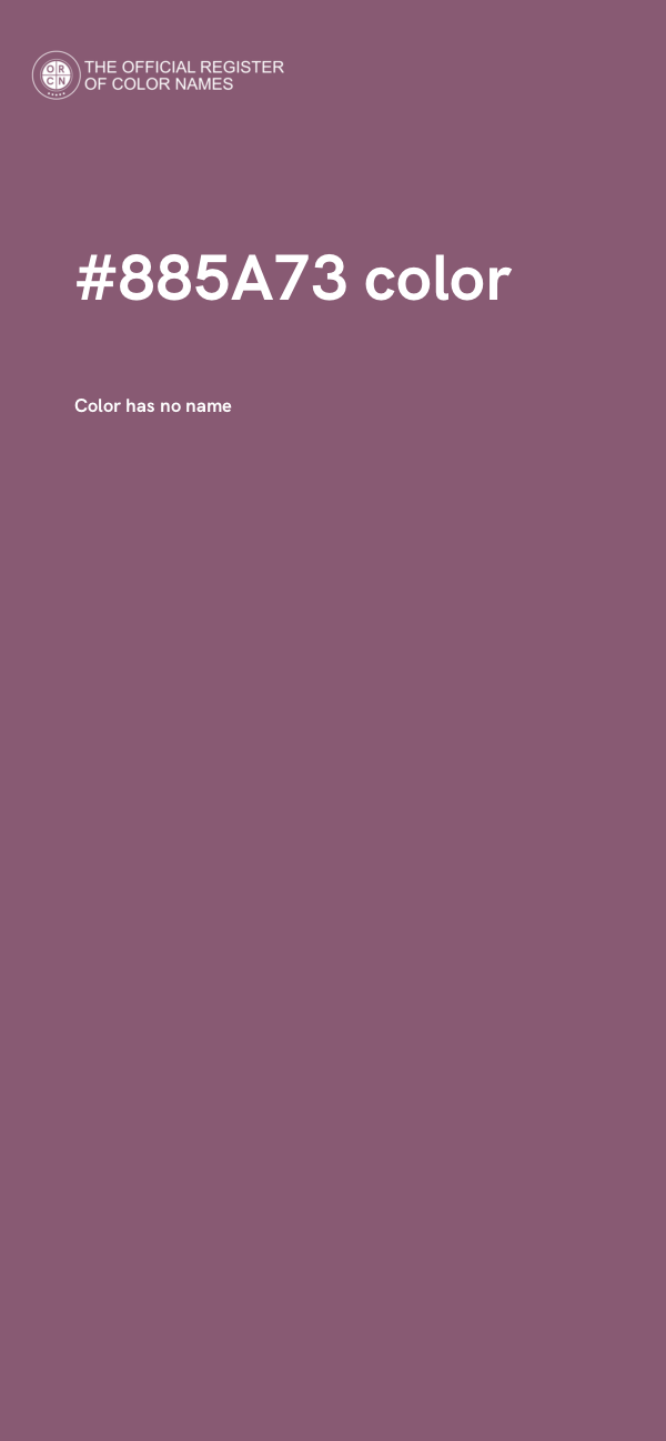 #885A73 color image