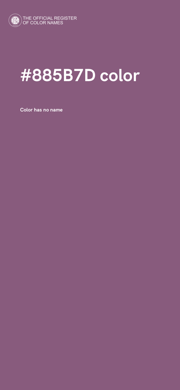 #885B7D color image