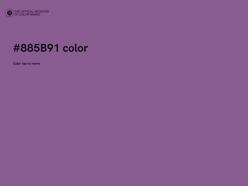 #885B91 color image