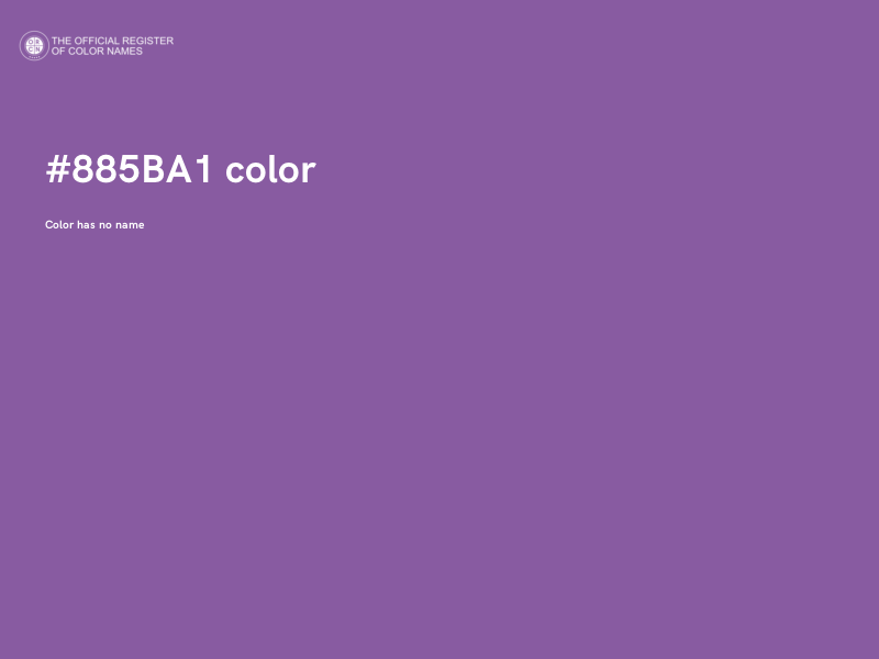 #885BA1 color image