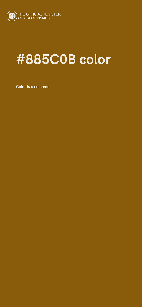 #885C0B color image