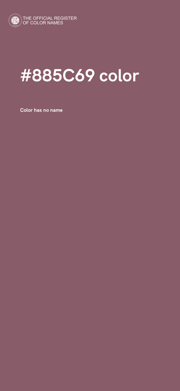 #885C69 color image