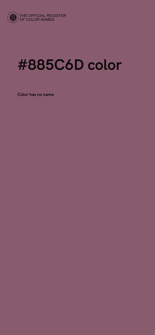 #885C6D color image