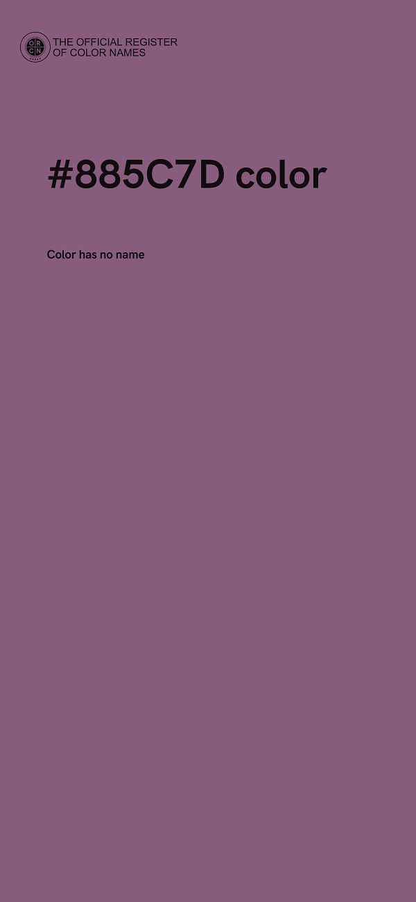 #885C7D color image
