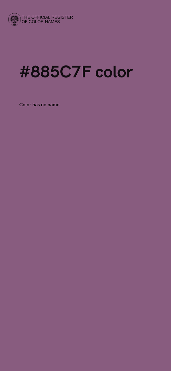 #885C7F color image