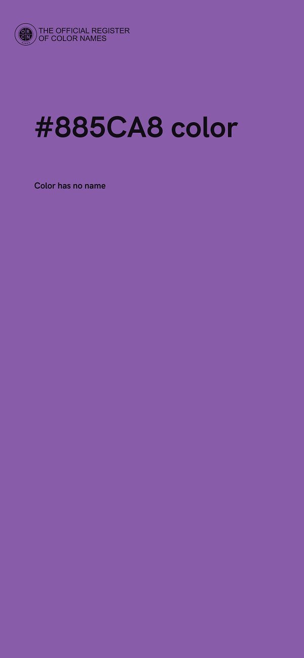 #885CA8 color image