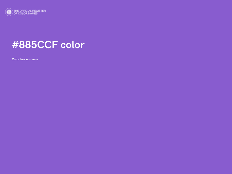 #885CCF color image