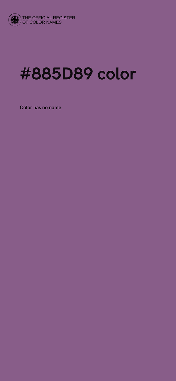 #885D89 color image