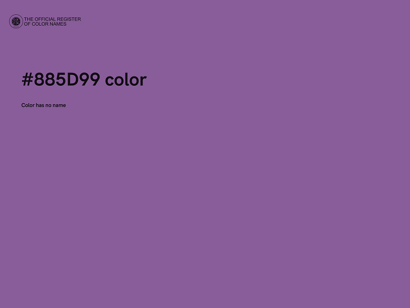 #885D99 color image