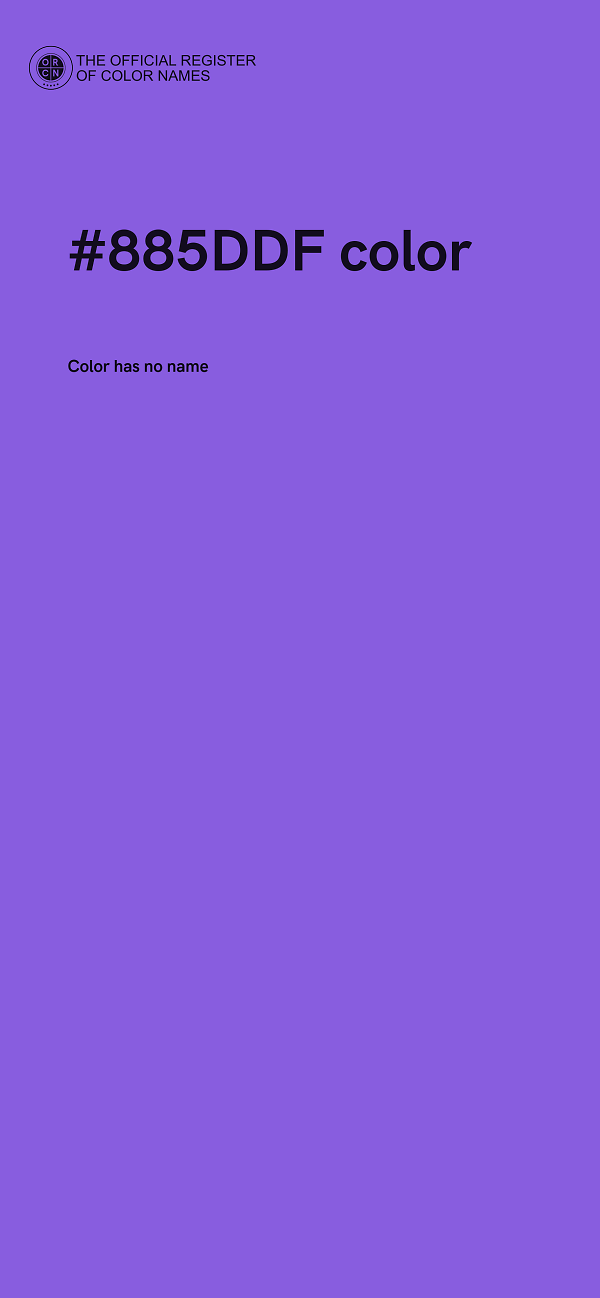 #885DDF color image